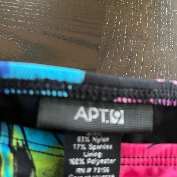 New Bikini Bottoms Apt 9 CL Size 16 Tropical Floral - Picture 3 of 6